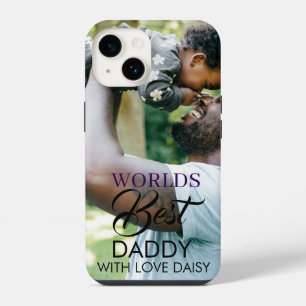 Worlds Best Daddy   Foto Hoesje-Mate iPhone 14 Hoesje