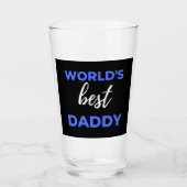 World's Best Daddy Glas (Voorkant)