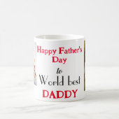 World's best daddy magische mok (Center)