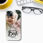 Worlds Best Daddy Modern Photo Collage Case-Mate iPhone Case
