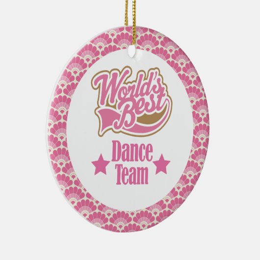 World's Best Dance Team Gift Ornament (Rechts)