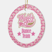 World's Best Dance Team Gift Ornament (Links)