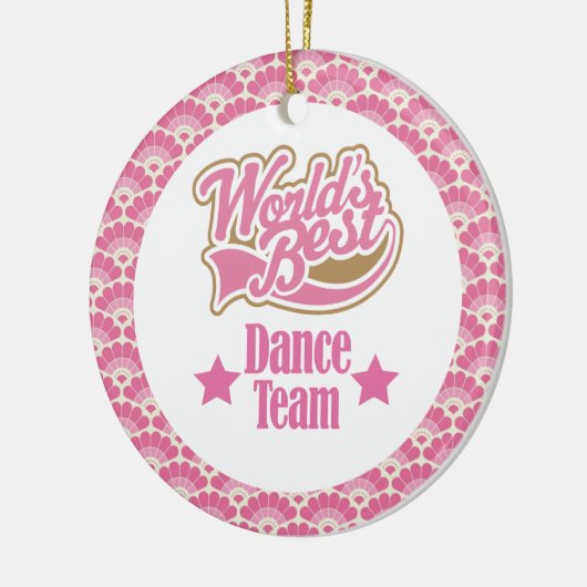World's Best Dance Team Gift Ornament (Links)