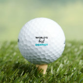 World's Best Dentist 2 Golfballen (Insitu Shirt)