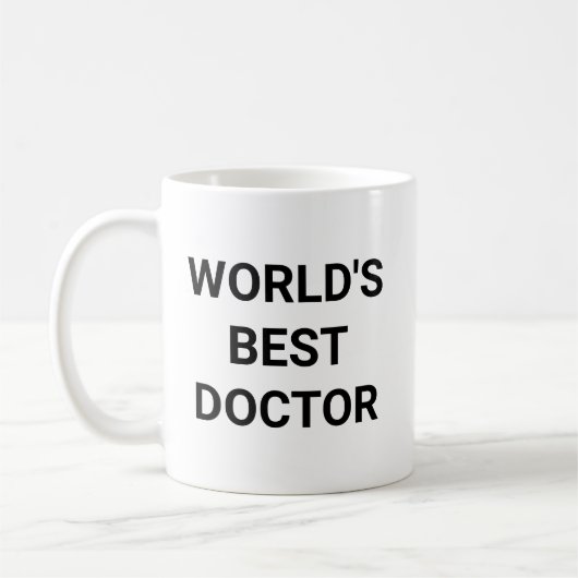 Worlds Best Doctor Funny Career Coworker Gift Koffiemok (Links)