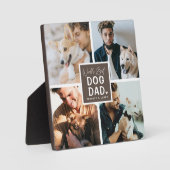 'Worlds Best Dog Dad' Foto Collage Plaque Fotoplaat (Voorkant)
