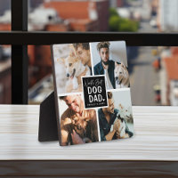 'Worlds Best Dog Dad' Foto Collage Plaque