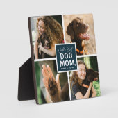 'Worlds Best Dog Mam' Foto Collage Plaque Fotoplaat (Voorkant)