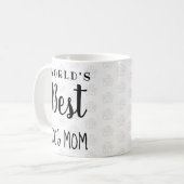 World's Best Dog Mom (aangepaste tekst, voeg jouw  Koffiemok (Voorkant links)