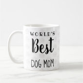 World's Best Dog Mom (aangepaste tekst, voeg jouw  Koffiemok (Links)