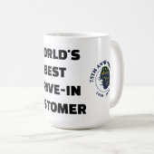 World's Best Drive In Customer Mug Koffiemok (Voorkant rechts)