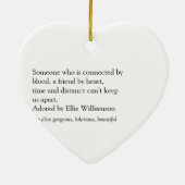 World's Best Ever Cousin Definition Fun Keramisch Ornament (Achterkant)