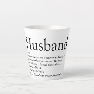 World's Best Ever Husband Definition Fun Latte Mok