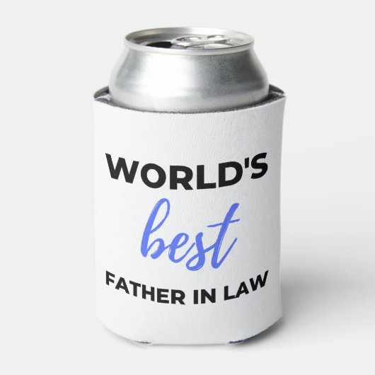 World's Best Father In Law 2 Blikjeskoeler (Blikje Voorkant)