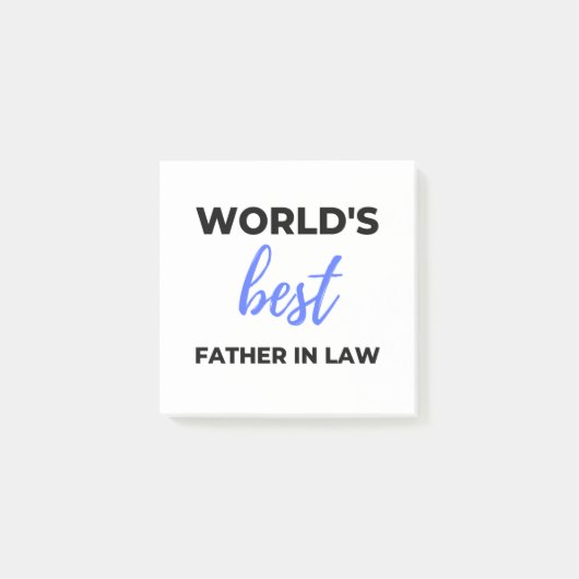World's Best Father In Law 2 Post-it® Notes (Voorkant)