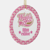 World's Best Film Editor Gift Ornament (Rechts)