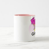 World's best Girlfriend Tweekleurige Koffiemok (Center)