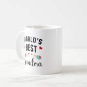 World's Best Grandma Cute Gift for Grandma Koffiemok (Voorkant links)