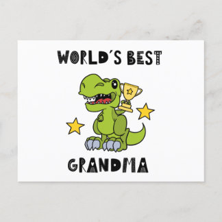 Worlds Best Grandma, Granny, Grandmother Briefkaart