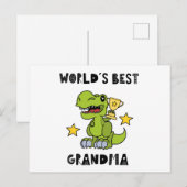 Worlds Best Grandma, Granny, Grandmother Briefkaart (Voorkant / Achterkant)