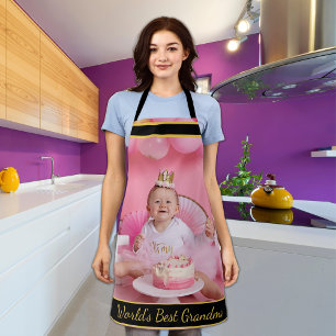 World's Best Grandma Photo Schort