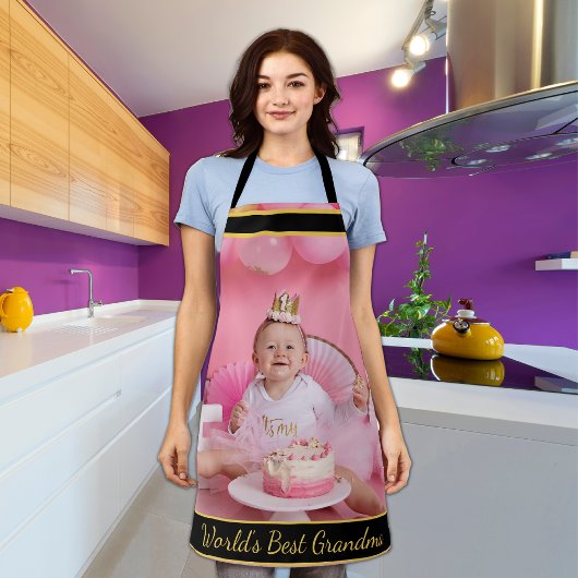 World's Best Grandma Photo Schort