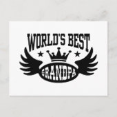 World's Best Grandpa Briefkaart (Voorkant)