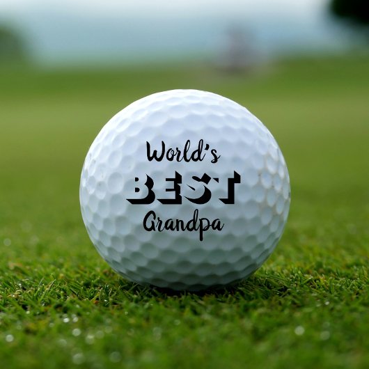 World's Best Grandpa Golfballen