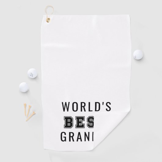 World's Best Grandpa Golfhanddoek (Insitu)