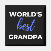 World's Best Grandpa Magneet (Voorkant)