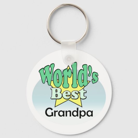 World's Best Grandpa Sleutelhanger (Voorkant)