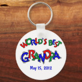 World's Best Grandpa Sleutelhanger (Voorkant)