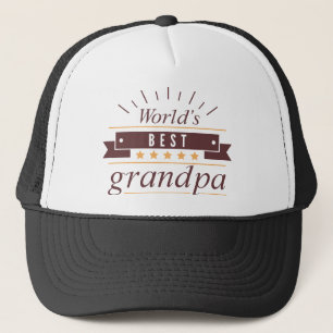 World's Best Grandpa Trucker Pet
