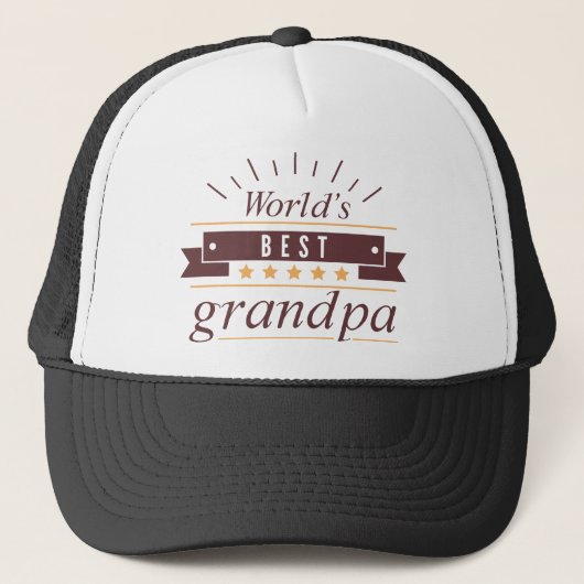World's Best Grandpa Trucker Pet (Voorkant)