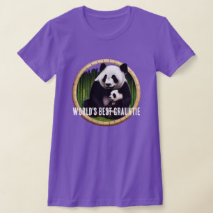 "World's Best Grauntie" & Panda's T-shirt