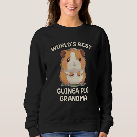 World's Best Guinea Pig Grandma Nana Trui (Voorkant)