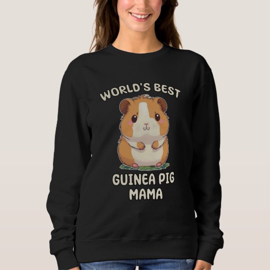 World's Best Guinea Pig Mama Mom Mum Trui (Voorkant)