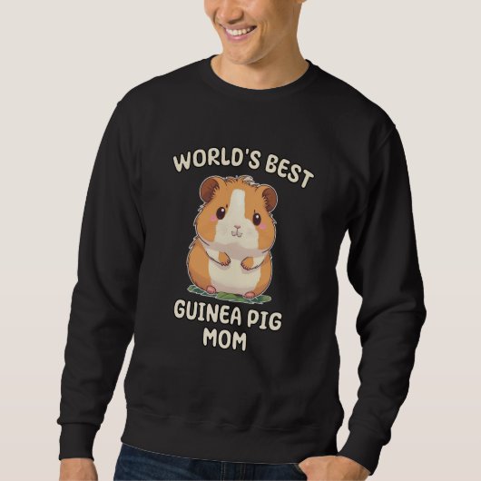World's Best Guinea Pig Mom Mama Trui (Voorkant)