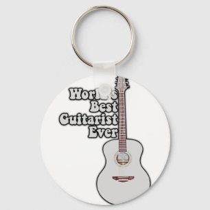 World's best guitarist ever. Colorful vintage Sleutelhanger