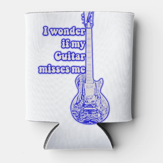 World's best guitarist ever. vintage blue blikjeskoeler (Voorkant)