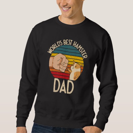World's Best Hamster Dad Costume For Animal Lovers Trui (Voorkant)