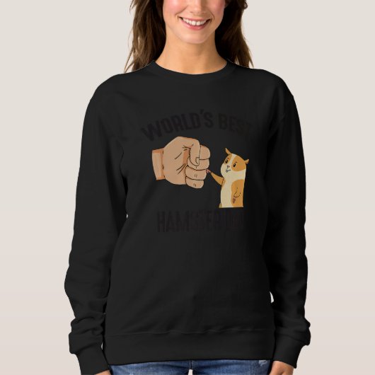 World's Best Hamster Dad Costume For Animal Lovers Trui (Voorkant)