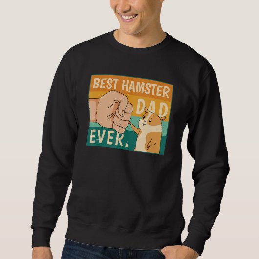 World's Best Hamster Dad Costume For Animal Lovers Trui (Voorkant)