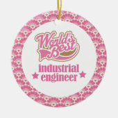 World's Best Industrial Engineer Gift Ornament (Voorkant)