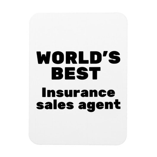 World's Best Insurance Sales Agent Magneet (Verticaal)