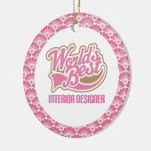 World's Best Interior Designer Gift Ornament (Links)