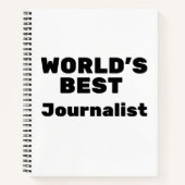 World's Best Journalist Notitieboek (Voorkant)