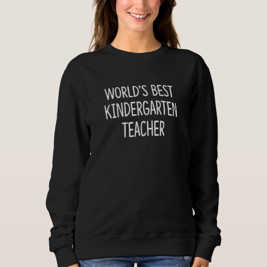 World's Best Kindergarten Teacher Trui (Voorkant)