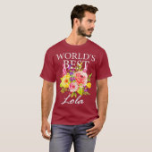 Worlds Best Lola Filipino Grandma Moederdag T-shirt (Voorkant volledig)