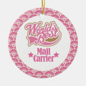 World's Best Mail Carrier Gift Ornament (Voorkant)